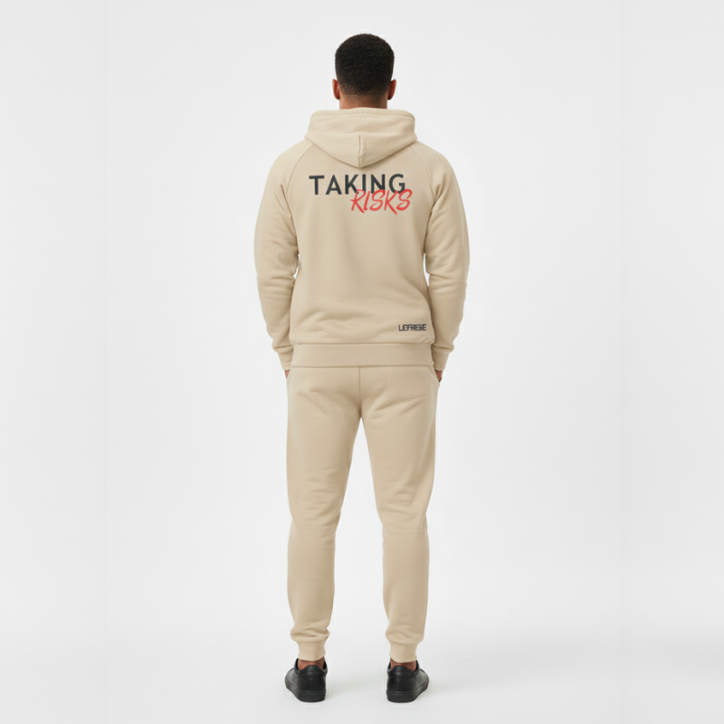 Lefrese Taking Risks tracksuit back 