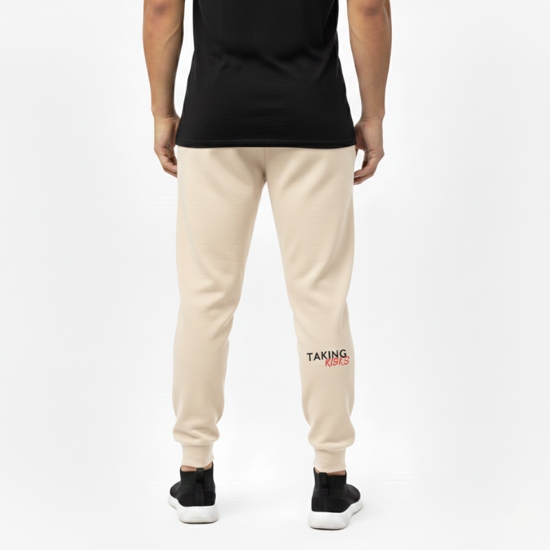 Lefrese Taking risks sweatpants creme streetwear joggers